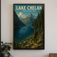 Lake Chelan, Washington Poster