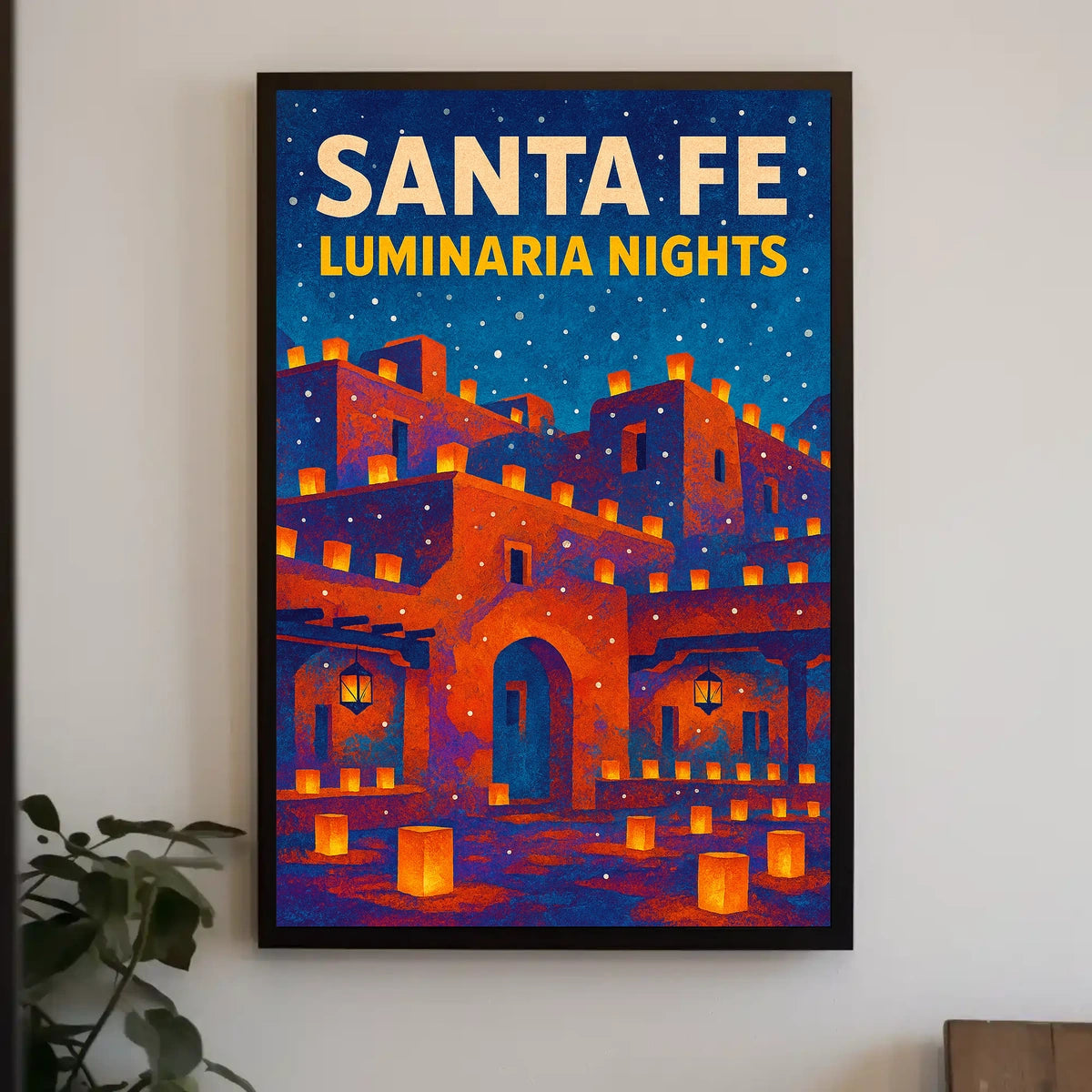 Santa Fe Luminaria Nights Poster