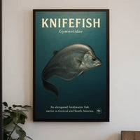 Knifefish Gymnotidae Poster