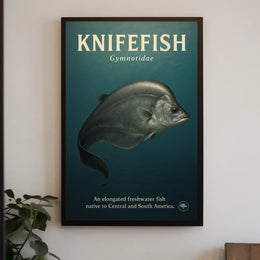 Knifefish Gymnotidae Poster