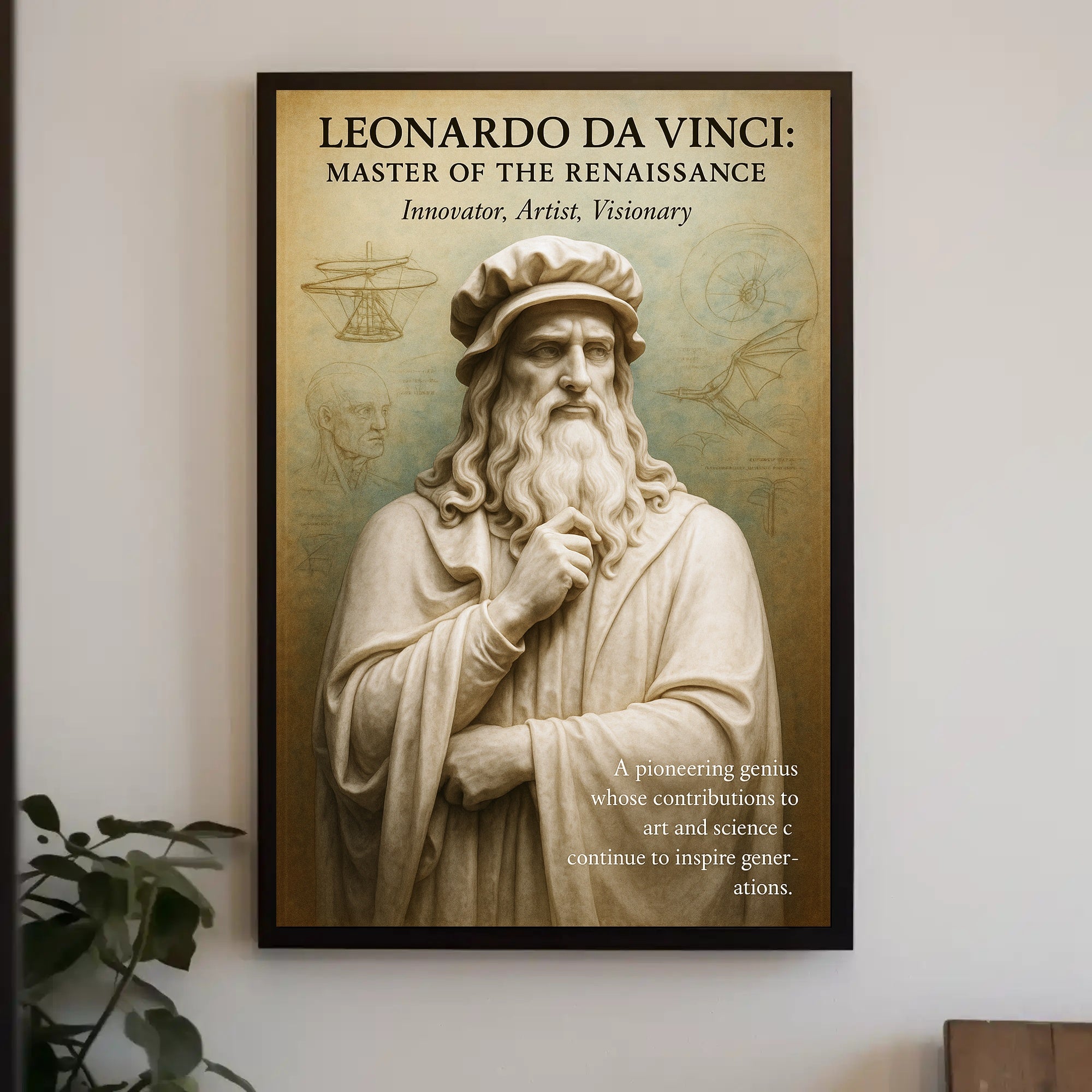 Leonardo da Vinci: Master of the Renaissance Poster PosterGoat