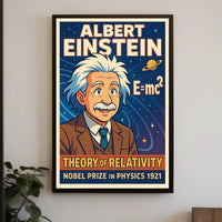 Albert Einstein Theory Of Relativity Poster