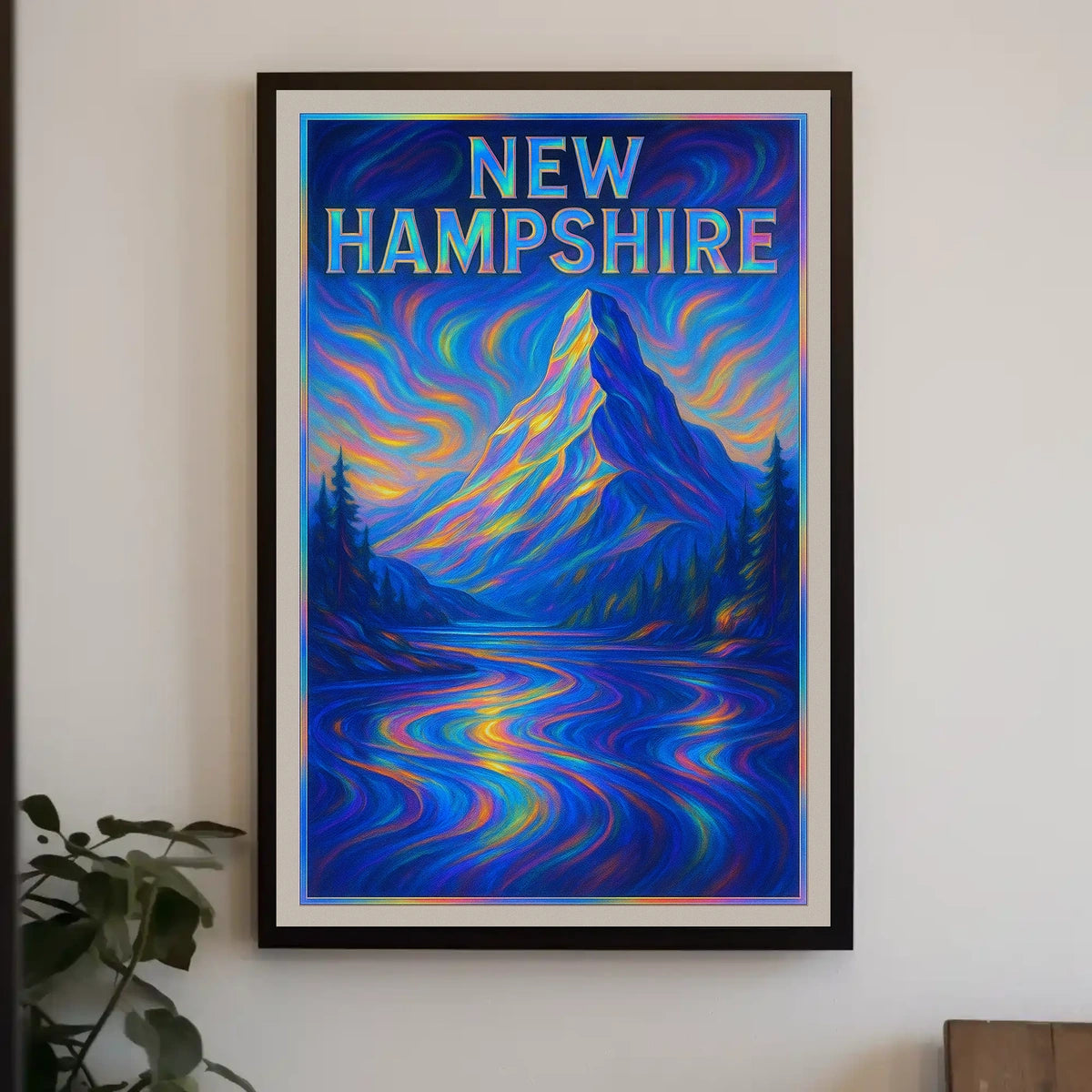 New Hampshire Vibrant Landscapes Poster