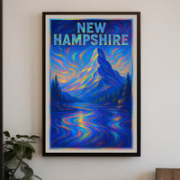 New Hampshire Vibrant Landscapes Poster