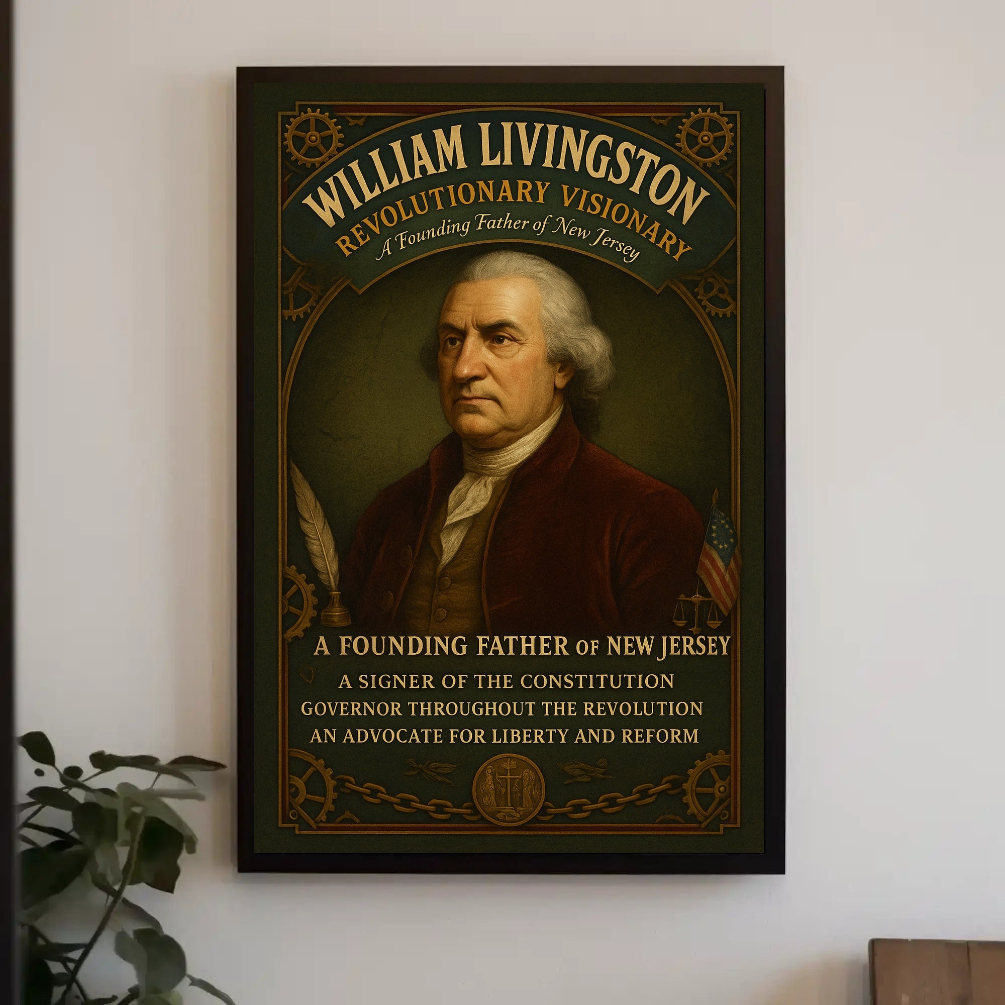 William Livingston Revolutionary Visionary Poster PosterGoat