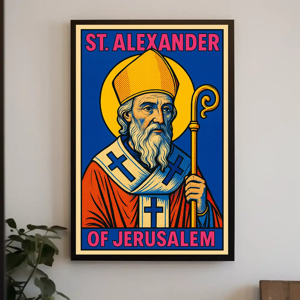 St. Alexander of Jerusalem Poster