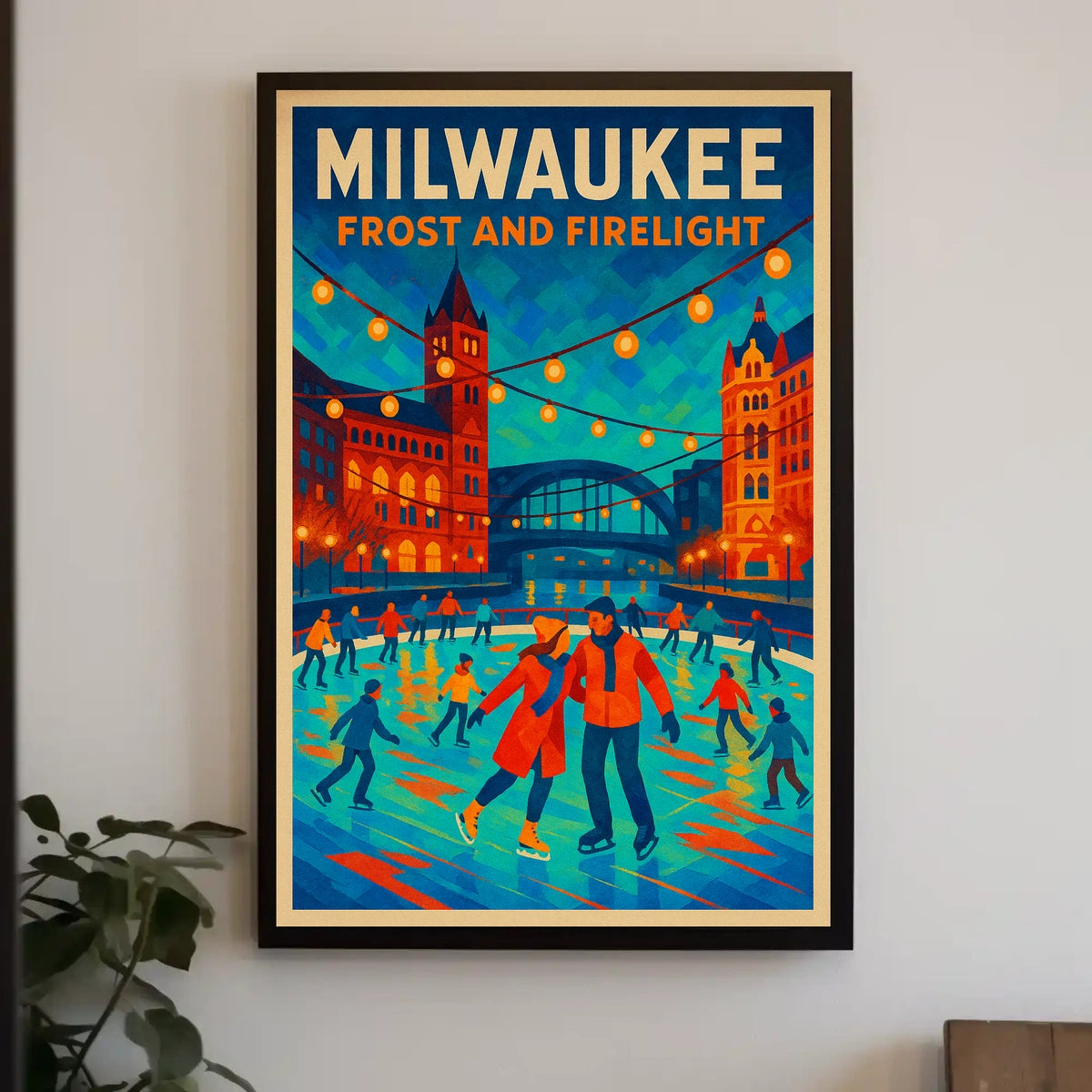 Milwaukee Frost And Firelight Poster