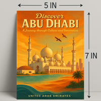 Discover Abu Dhabi Wall Art Print PosterGoat