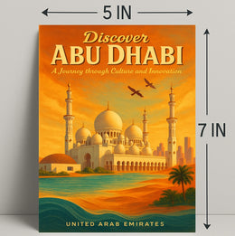 Discover Abu Dhabi Wall Art Print PosterGoat
