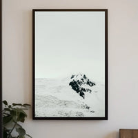Serene Snow-Covered Mountain National Park Poster