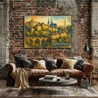 Luxembourg Cityscape Wanderlust Photography Realism Poster