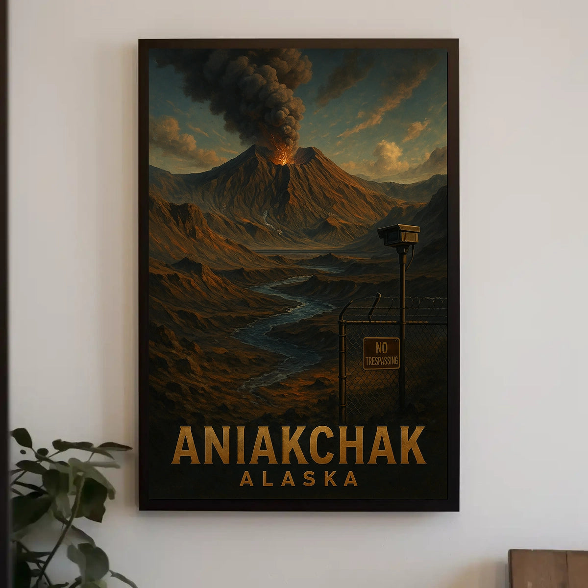 Aniakchak Volcano Alaska Poster