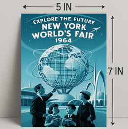 Explore the Future - New York World's Fair 1964 Poster PosterGoat
