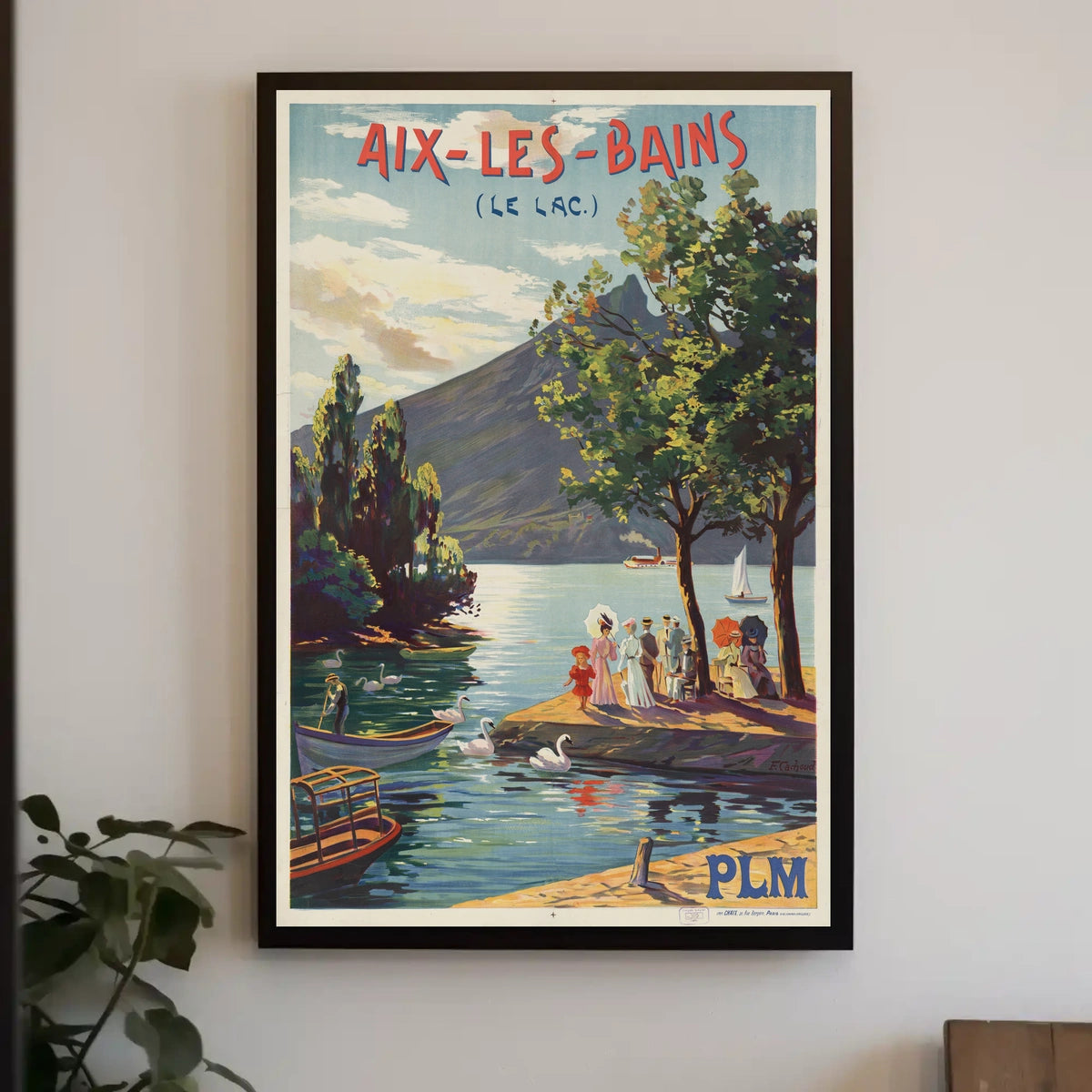 Aix-Les-Bains Le Lac Poster
