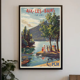 Aix-Les-Bains Le Lac Poster