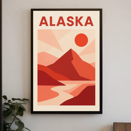 Alaska A Scenic Tribute Poster