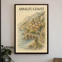 Amalfi Coast Scenic Beauty Poster