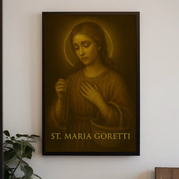 St. Maria Goretti Poster