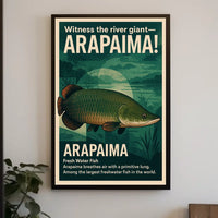 Arapaima: Amazon's Air-Breathing Giant Fish Poster