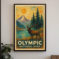 Olympic National Park Poster