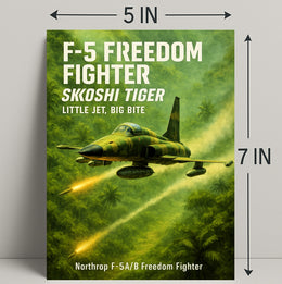 F-5 Freedom Fighter Skoshi Tiger Poster PosterGoat