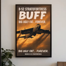 B-52 Stratofortress - BUFF Poster
