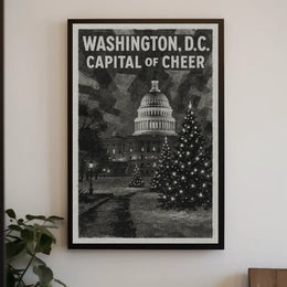 Washington DC Capital Of Cheer Poster