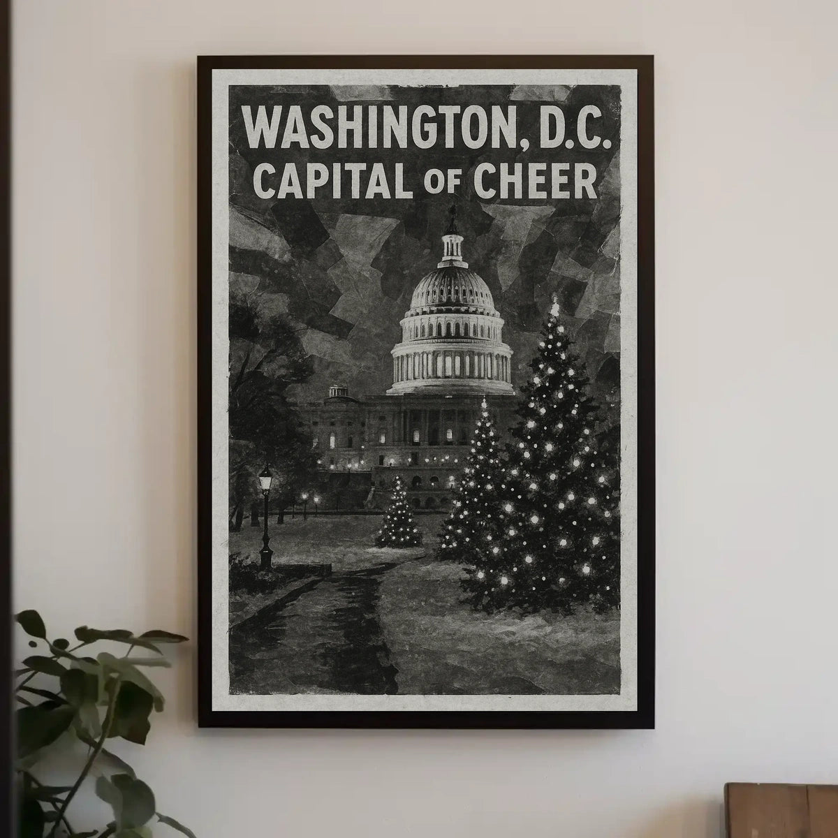 Washington DC Capital Of Cheer Poster