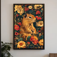 Charming Woodland Chipmunk Animal Poster
