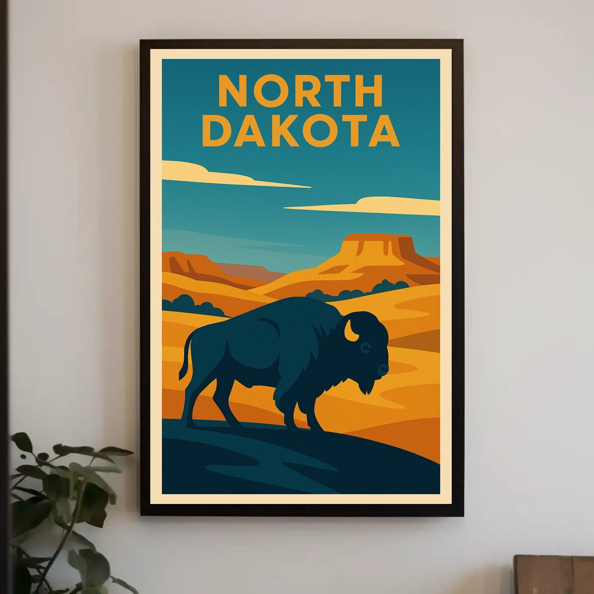 North Dakota Scenic Poster