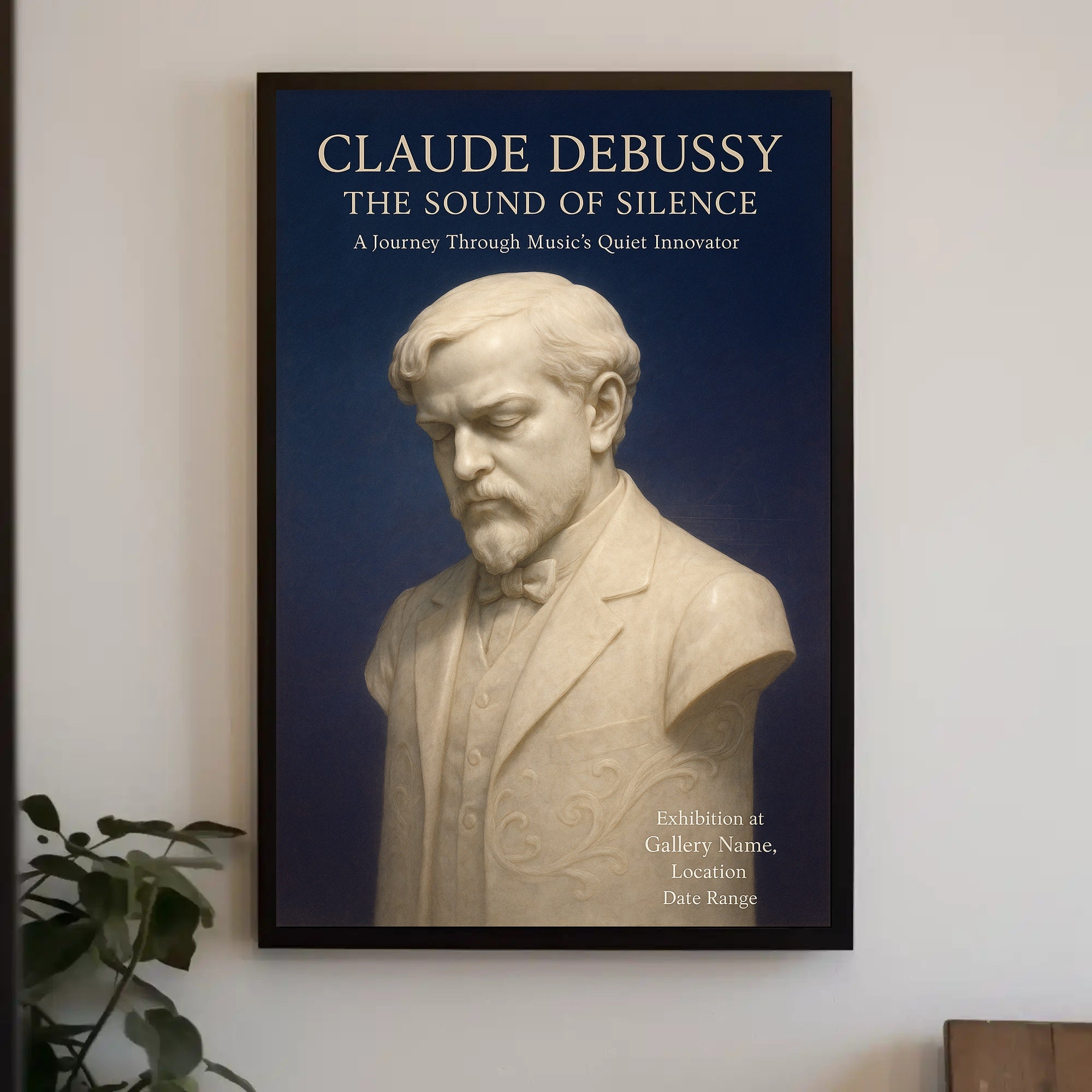 Claude Debussy The Sound of Silence Poster PosterGoat