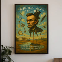 The Surreal Vision of Lincoln Poster PosterGoat