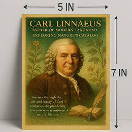 Carl Linnaeus Father of Modern Taxonomy Poster PosterGoat