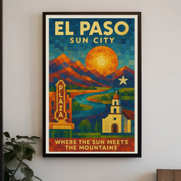 El Paso Sun City Poster