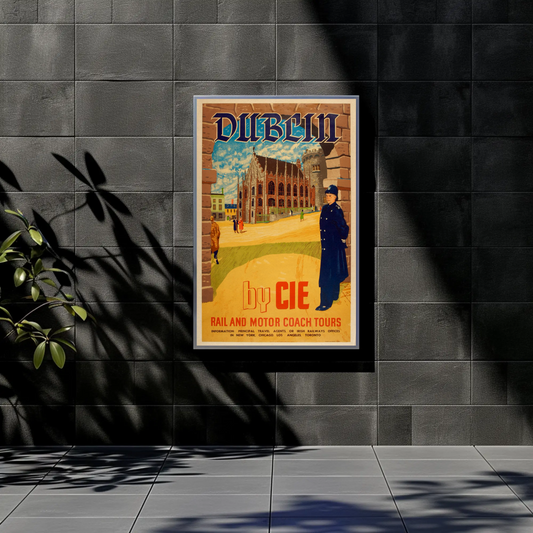 Vintage Poster - Dublin by CIE