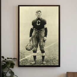 Vintage Football Legend Poster