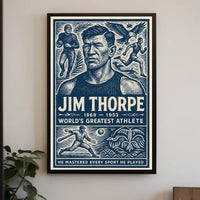 Jim Thorpe Worlds Greatest Athlete Poster