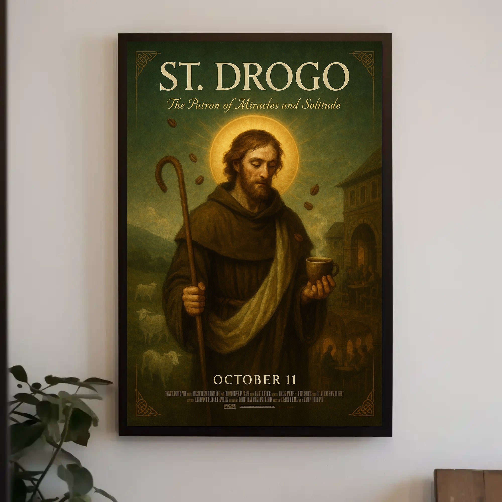 St. Drogo The Patron of Miracles and Solitude Poster PosterGoat