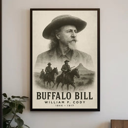 Buffalo Bill Wild West Tribute Cultural or Heritage Poster