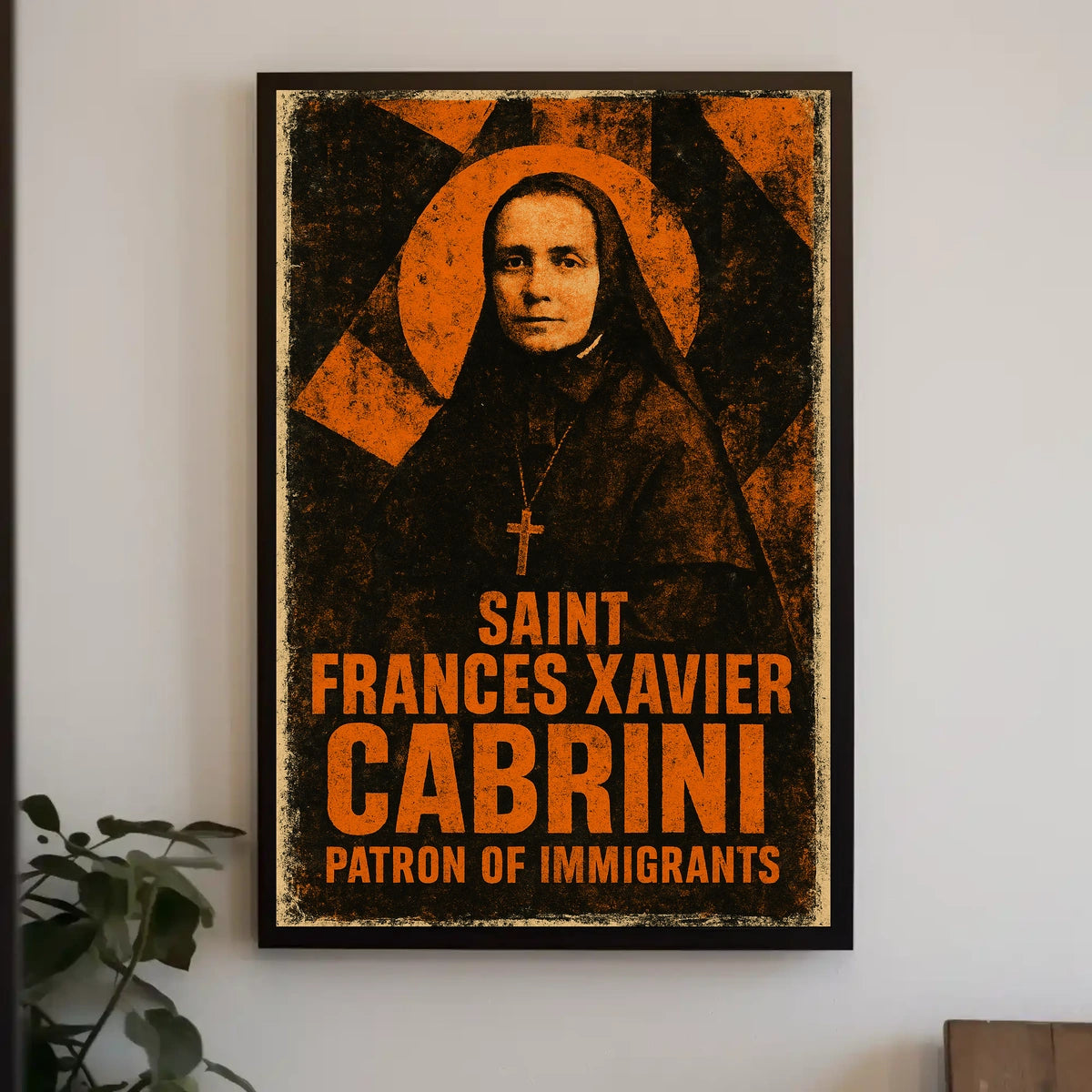 Saint Frances Xavier Cabrini Patron Of Poster