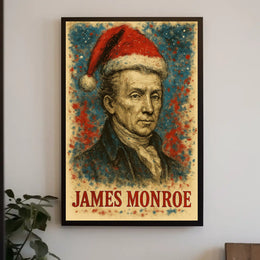 James Monroe 5th President of the United States Christmas SeriesPoster