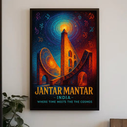 Jantar Mantar Where Time Meets the Cosmos Poster