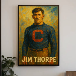 Jim Thorpe Portrait Poster