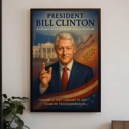 Bill Clinton Years Of Transformation Poster
