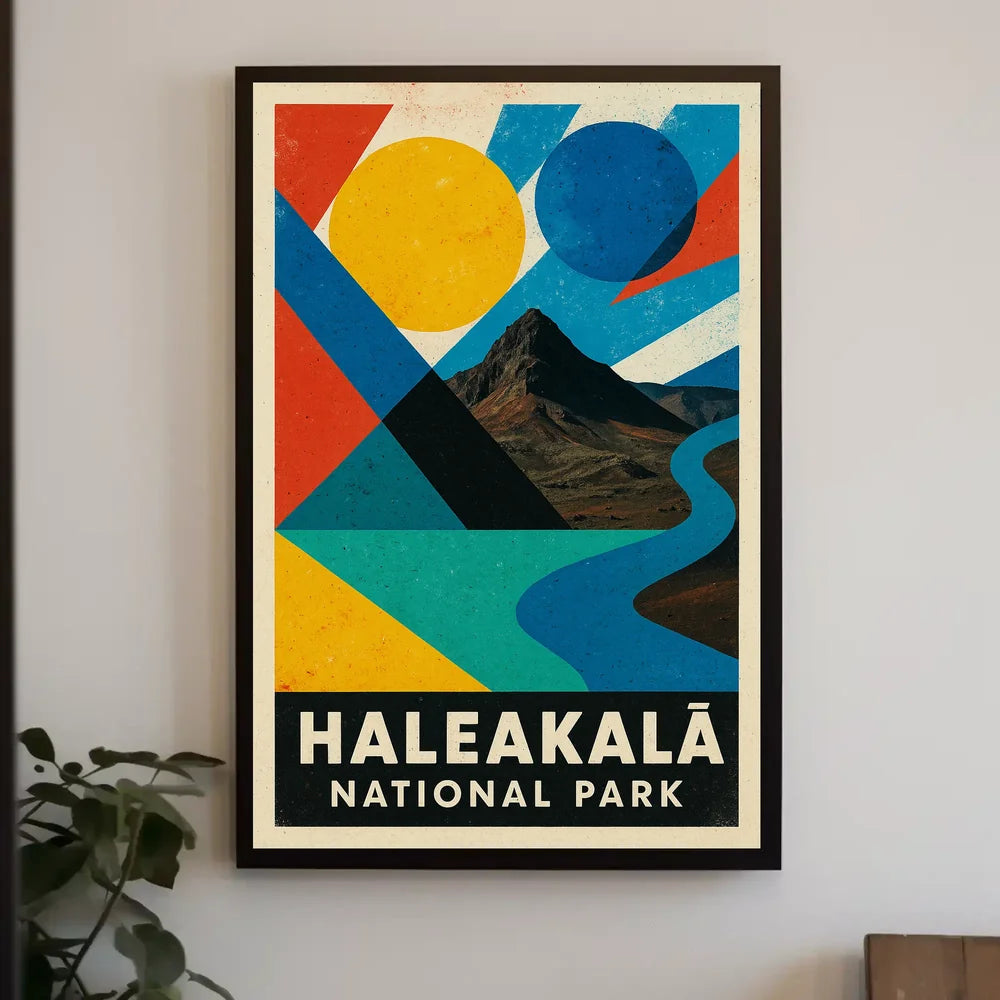 Haleakalā National Park Adventure Travel Poster