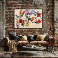Elegant Floral Vintage Botanical Art Poster
