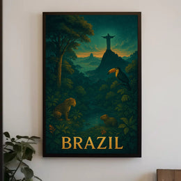 Brazil A Natural And Cultural Wonder Poster