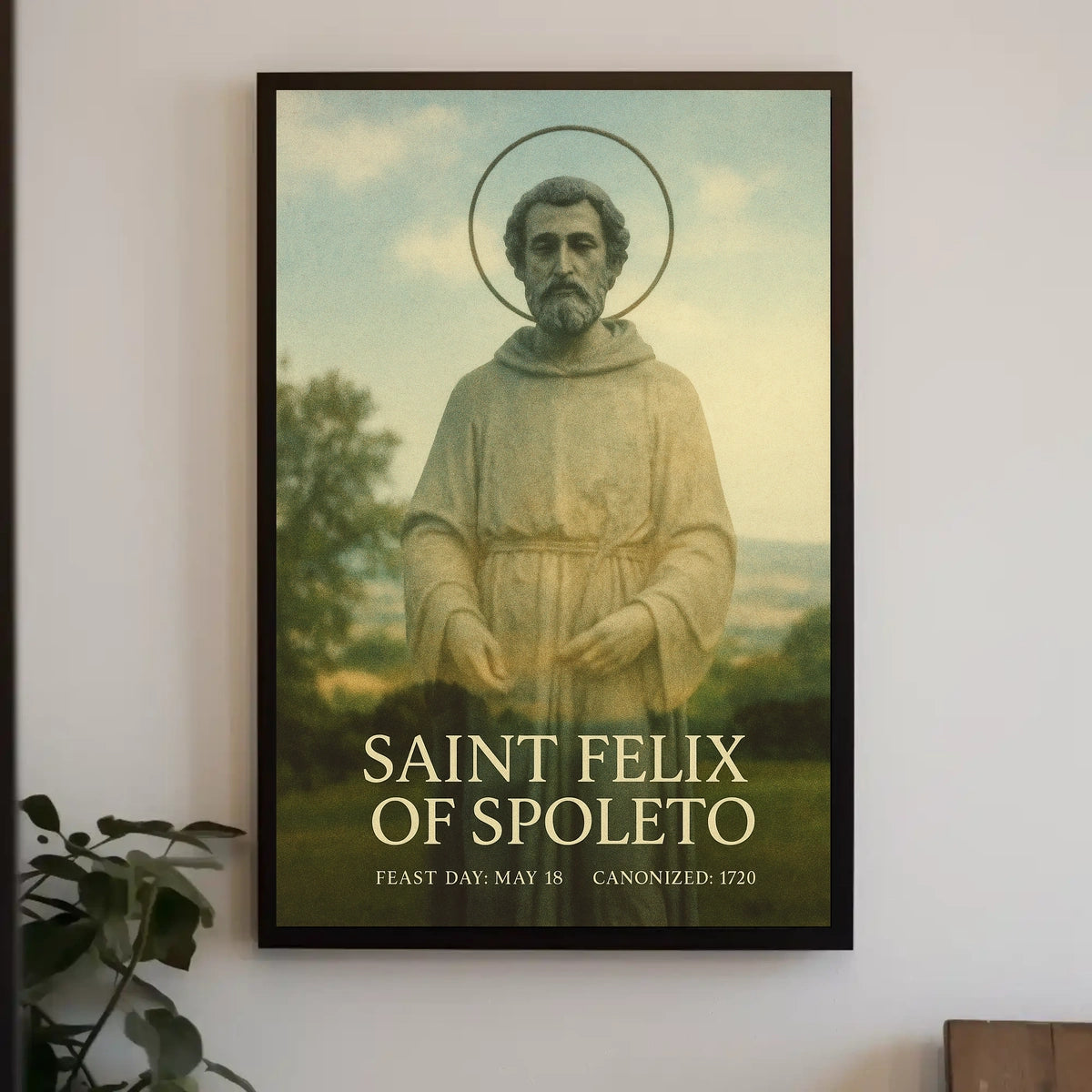 Saint Felix Of Spoleto Poster