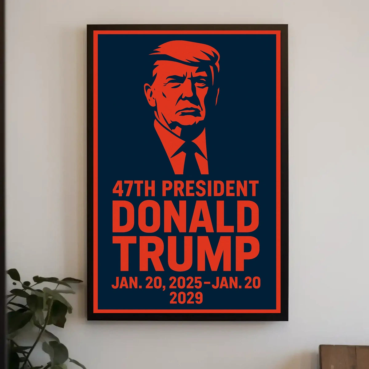 Trump Visionary Free World Pop Art Poster