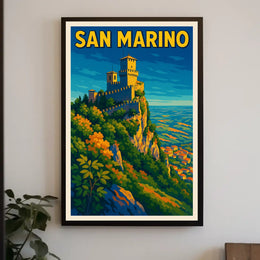 San Marino A Scenic Escape Poster